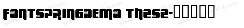FONTSPRINGDEMO TheSe字体转换